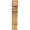 Ekena Millwork Olympic Block Rough Sawn Bracket, Western Red Cedar, 6"W x 20"D x 32"H BKT06X20X32OLY05RWR - alternate 3
